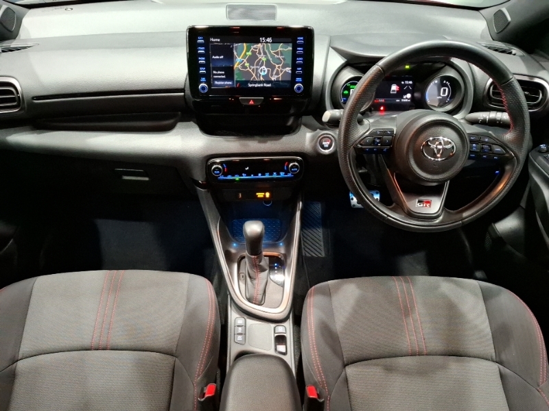 Toyota Yaris 1.5 Hybrid Gr Sport Cvt City Packbi-tone CK23DLU Red #3