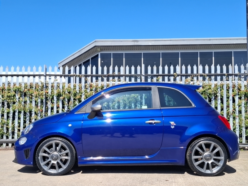 Abarth 595 1.4 T-jet 165 Turismo BU67OVL Blue #4
