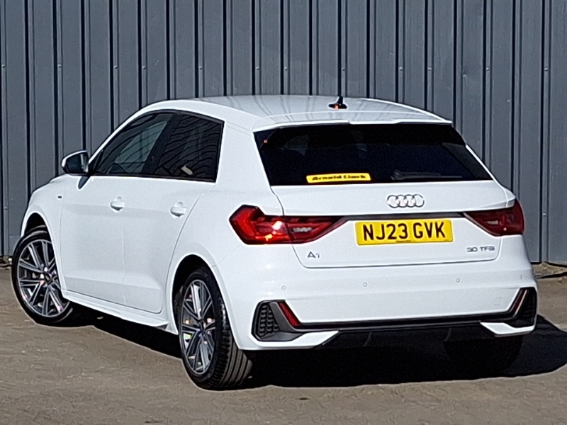 Audi A1 30 Tfsi 110 S Line NJ23GVK White #2