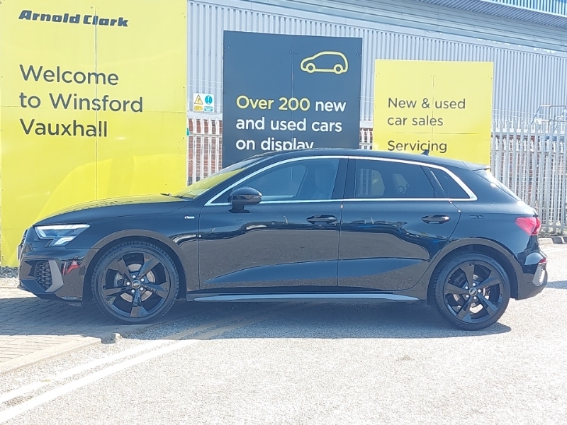 Audi A3 30 Tfsi S Line S Tronic YG23VEL Black #4