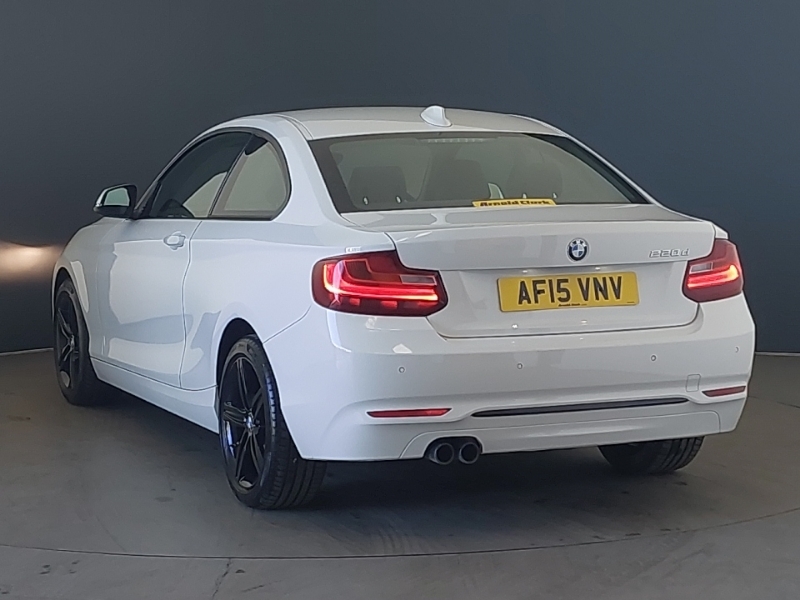 BMW 2 Series 220D 190 Sport AF15VNV White #2