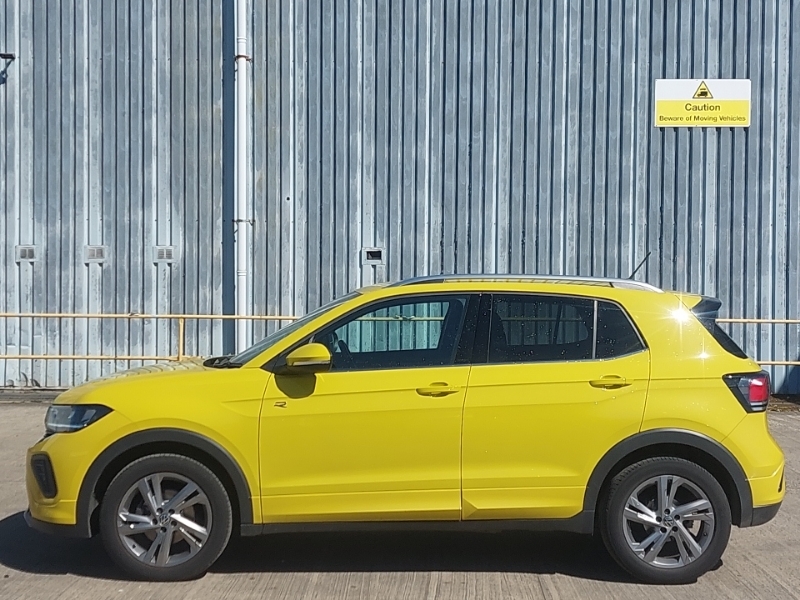 Volkswagen T-Cross 1.0 Tsi 115 R-line Dsg GU24NZO Yellow #4