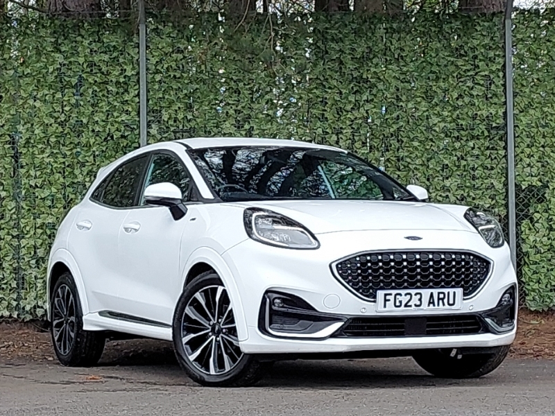 Ford Puma 1.0 Ecoboost Hybr Mhev 155 St-line Vignale Dct White