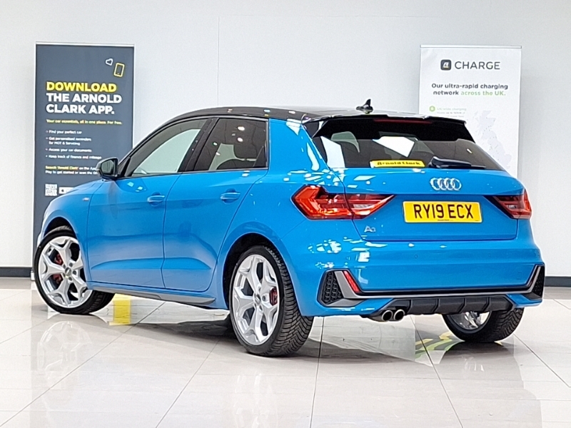 Audi A1 40 Tfsi S Line Competition S Tronic RY19ECX Blue #2