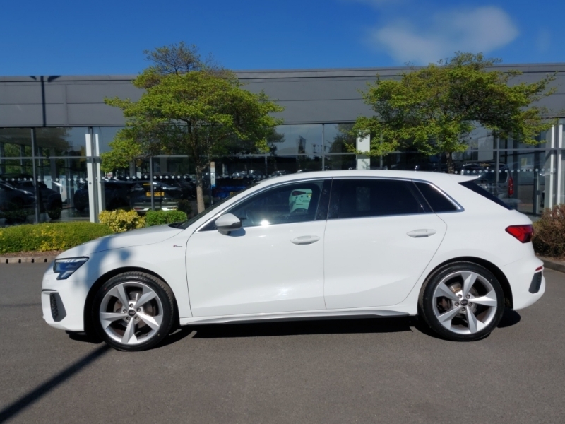 Audi A3 35 Tfsi S Line FP73ADO White #4