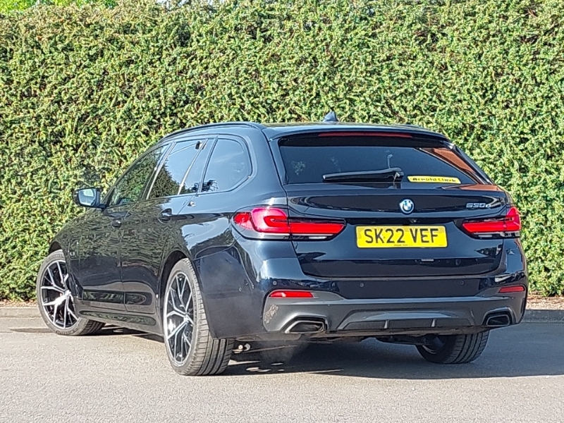 BMW 5 Series 530E M Sport SK22VEF Black #2