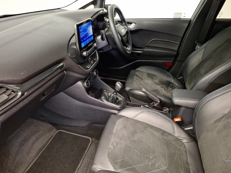 Ford Fiesta 1.0 Ecoboost Hybrid Mhev 125 Active X YP23LNF Black #5