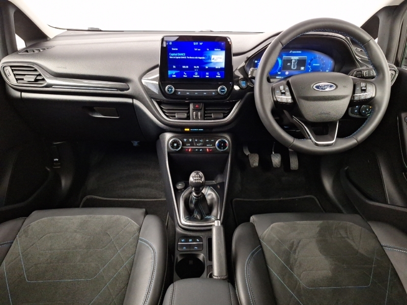 Ford Fiesta 1.0 Ecoboost Hybrid Mhev 125 Active X YP23LNF Black #3