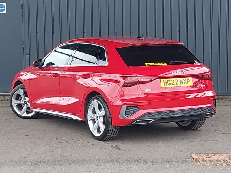 Audi A3 35 Tfsi S Line HG22MXP Red #2