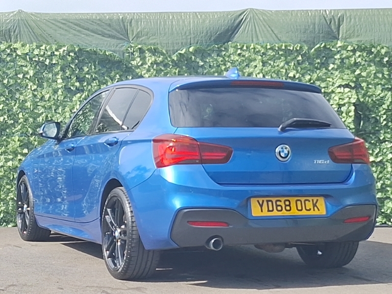BMW 1 Series 116D M Sport Shadow Edition YD68OCK Blue #2