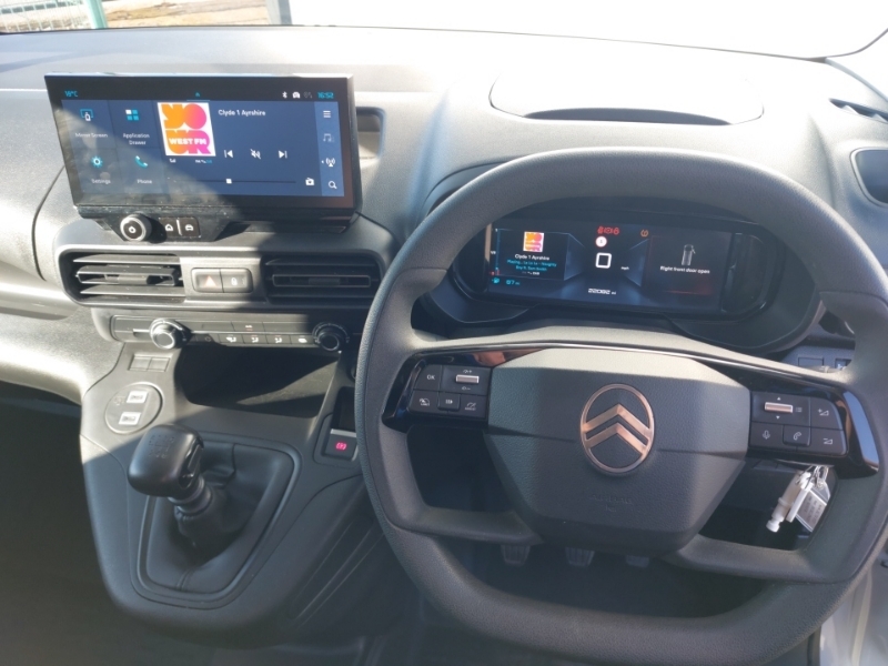 Citroen Berlingo 1.5 Bluehdi 100Ps Van Enterprise SL74PZJ White #3
