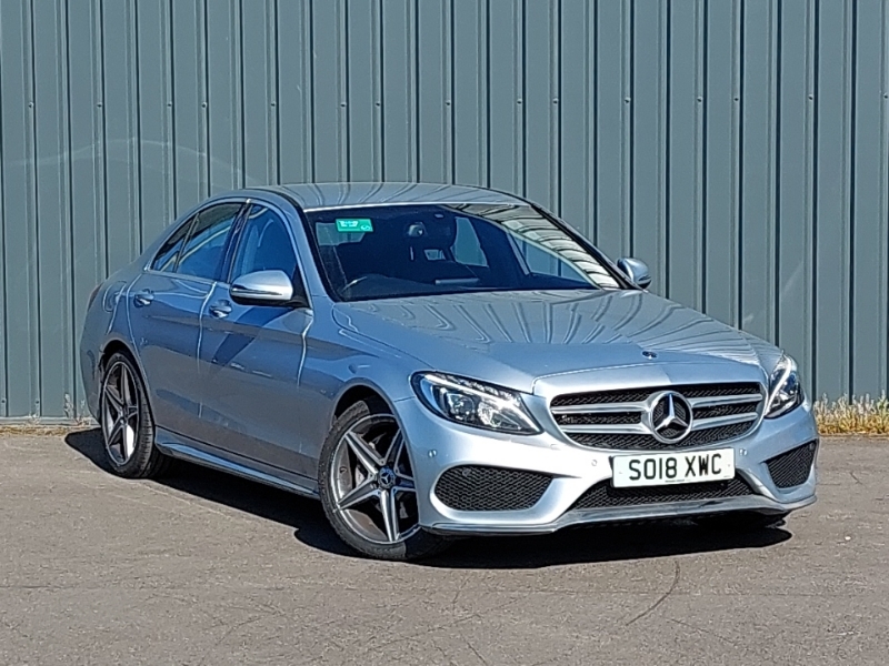 Mercedes-Benz C Class C220d Amg Line 9G-tronic Silver