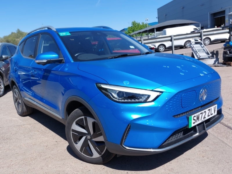 MG ZS 115Kw Trophy Ev Long Range 73Kwh Blue