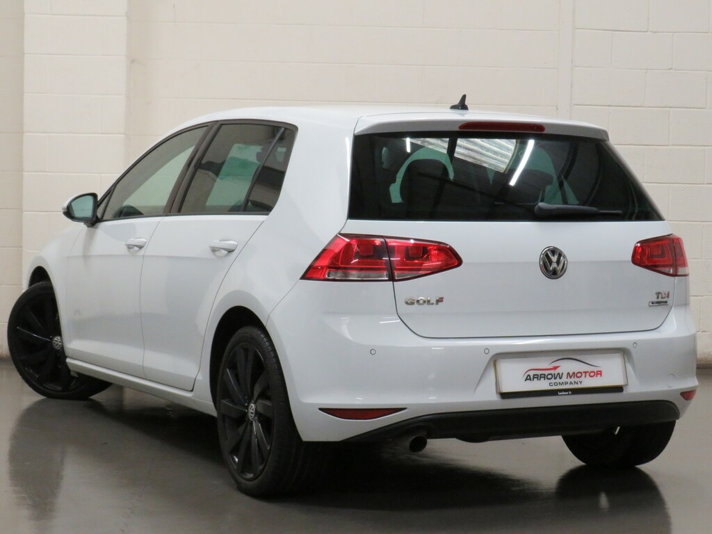 Volkswagen Golf Hatchback 1.6 Tdi Bluemotion Tech Gt Edition Euro LX17WKA White #5