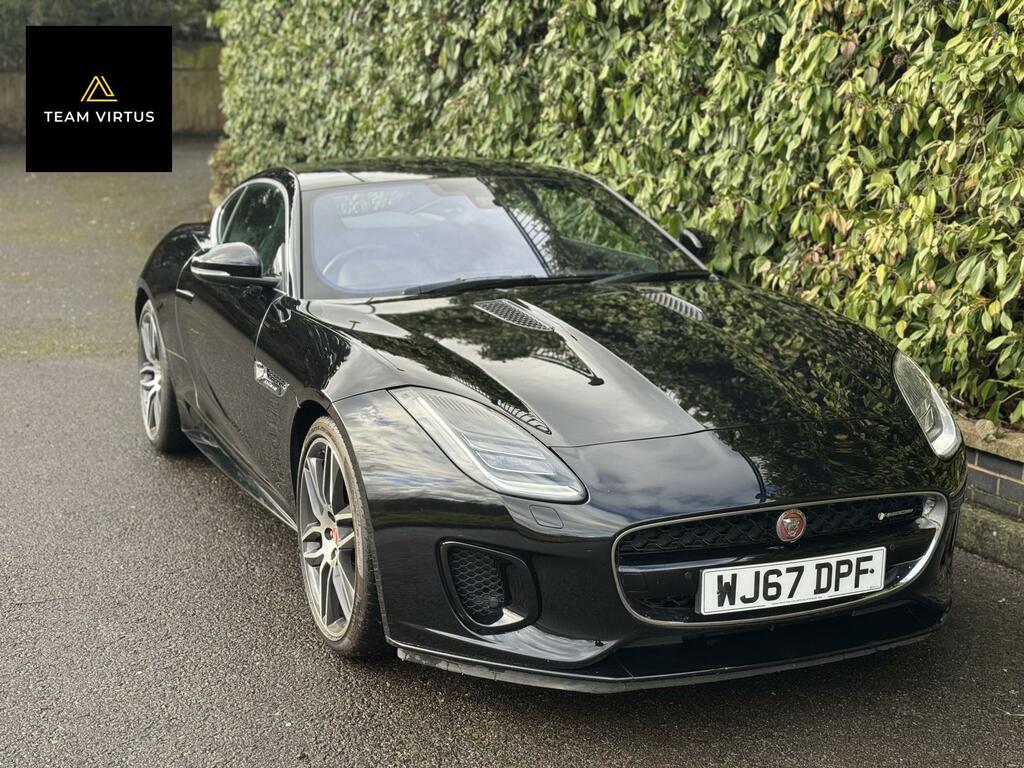 Jaguar F-Type 3.0 V6 R-dynamic Coupe Euro 6 S S WJ67DPF Black #6