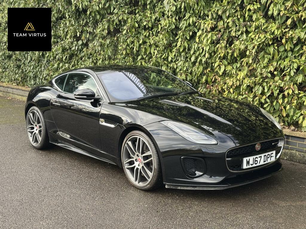 Jaguar F-Type 3.0 V6 R-dynamic Coupe Euro 6 S S WJ67DPF Black #4