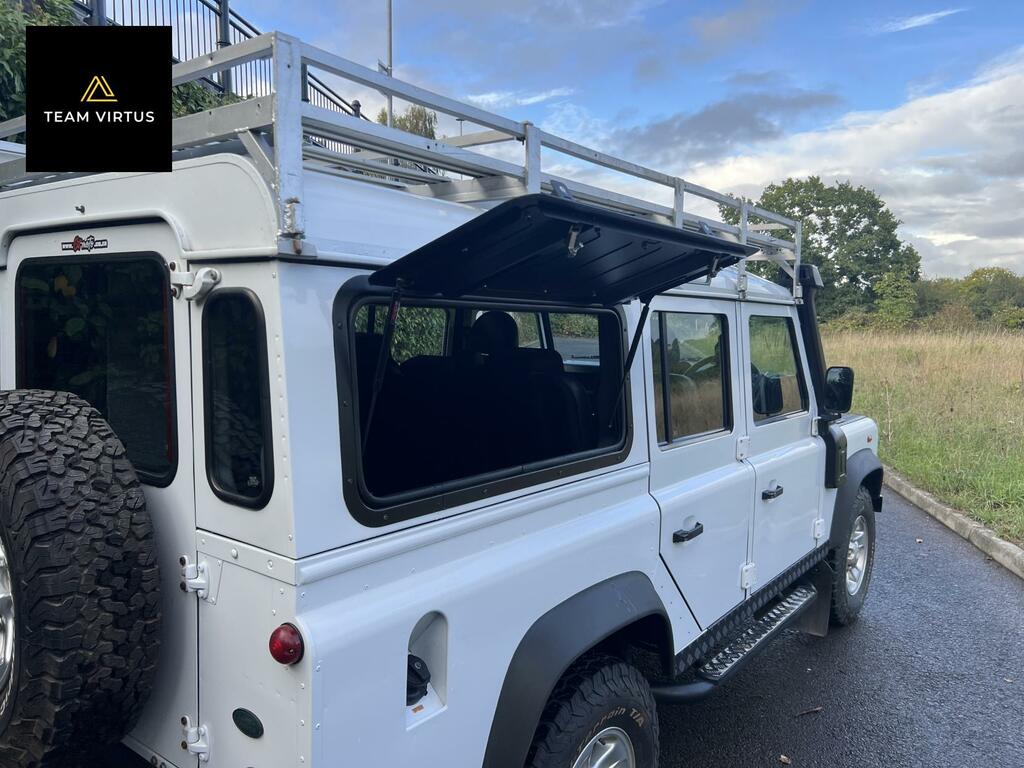Land Rover Defender 110 2.2 Tdci Xs Utility Wagon Double Cab Ma GV13VWW White #5