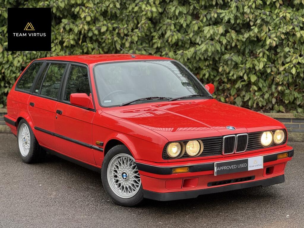 BMW 3 Series 1.6 Luxury Estate 1988 - 1994 Red #3