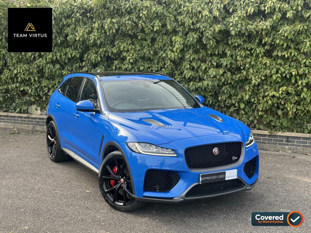Jaguar F-Pace 5.0 V8 Svr Suv Quickshift Awd Euro 6 S Blue