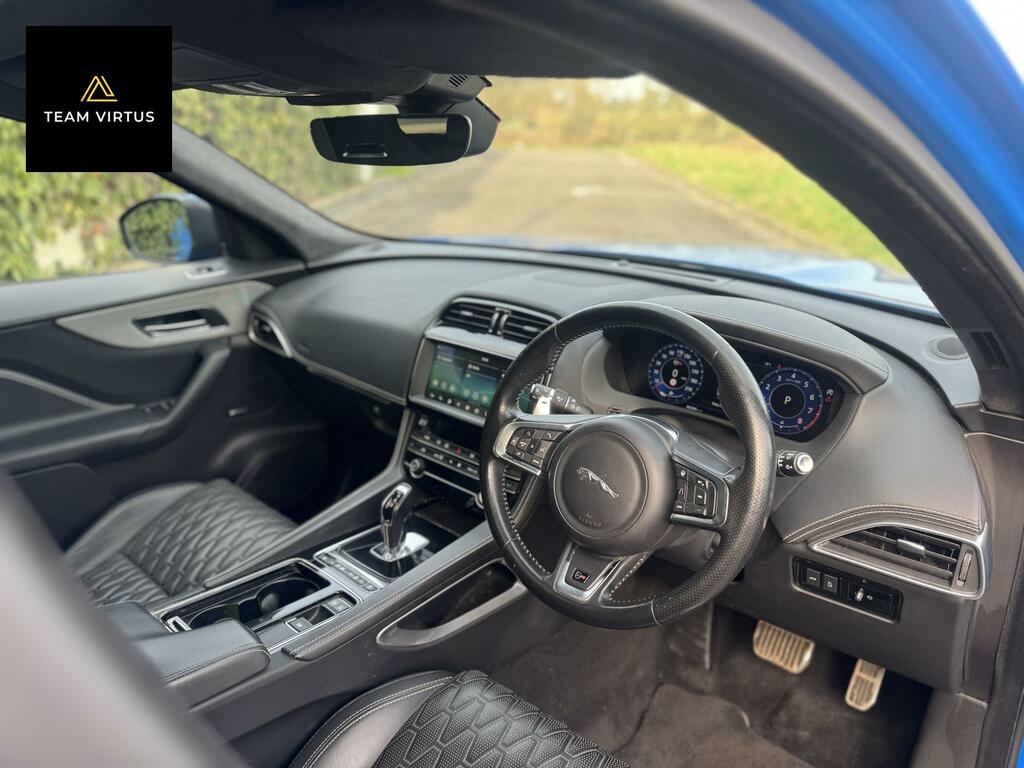 Jaguar F-Pace 5.0 V8 Svr Suv Quickshift Awd Euro 6 S PG19RXK Blue #3