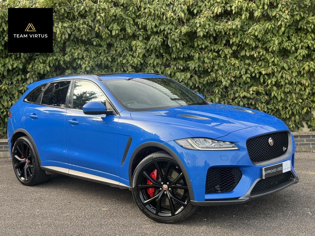 Jaguar F-Pace 5.0 V8 Svr Suv Quickshift Awd Euro 6 S PG19RXK Blue #6