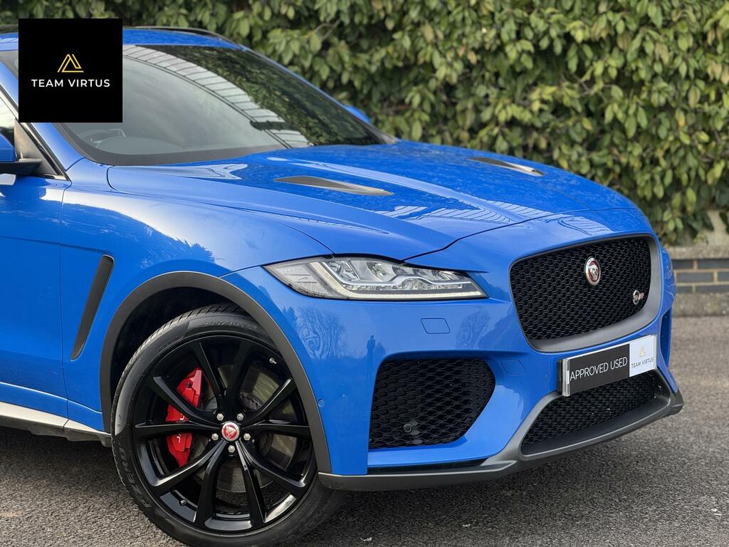 Jaguar F-Pace 5.0 V8 Svr Suv Quickshift Awd Euro 6 S PG19RXK Blue #5