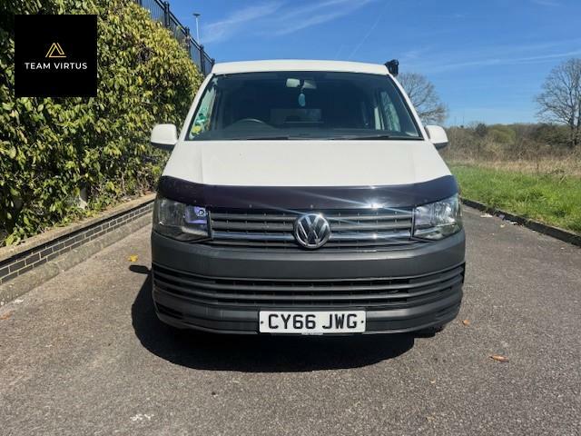 Volkswagen Transporter 2.0 Tdi T30 Bluemotion Tech Startline Kombi Double CY66JWG White #3