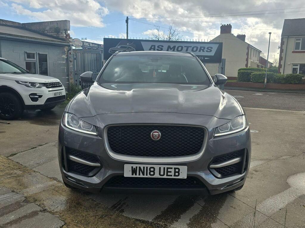 Jaguar F-Pace 2.0 D180 R-sport Awd Euro 6 Ss 20181 WN18UEB Grey #2