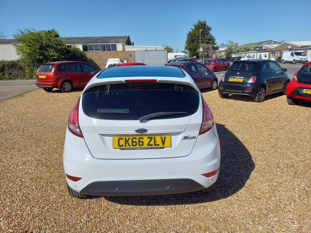 Ford Fiesta Hatchback 1.25 Zetec White Edition Euro 6 201 CK66ZLV White #6