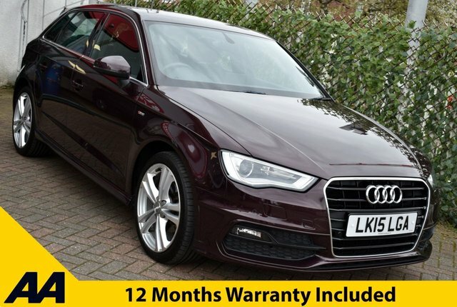 Audi A3 2015 1.4Tfsi S-line Sportback S-tronic Red