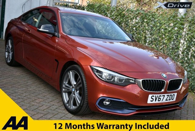 BMW 4 Series Gran Coupe 2017 420D Sport X-drive Coupe 8-Speed 187 Bhp Orange