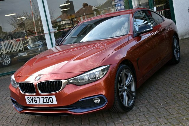 BMW 4 Series Gran Coupe 2017 420D Sport X-drive Coupe 8-Speed 187 Bhp Orange #3