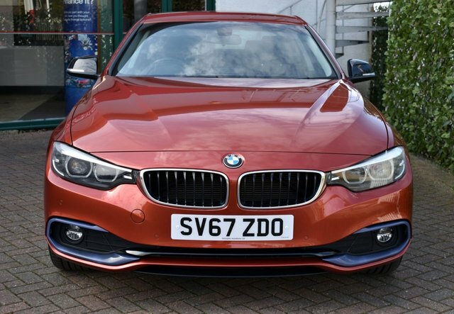 BMW 4 Series Gran Coupe 2017 420D Sport X-drive Coupe 8-Speed 187 Bhp Orange #2