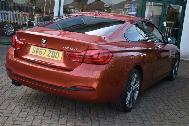 BMW 4 Series Gran Coupe 2017 420D Sport X-drive Coupe 8-Speed 187 Bhp Orange #6