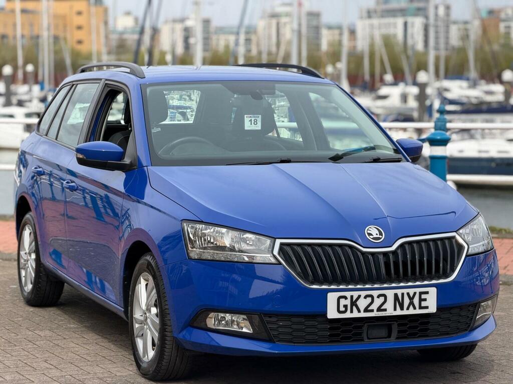 Skoda Fabia 1.0 Tsi Se Dsg Euro 6 Ss GK22NXE Blue #3