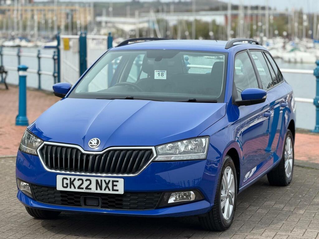 Skoda Fabia 1.0 Tsi Se Dsg Euro 6 Ss GK22NXE Blue #4