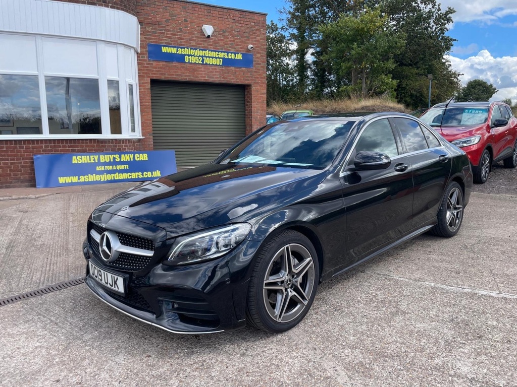 Mercedes-Benz C Class C220d Amg Line Premium 9G-tronic Black