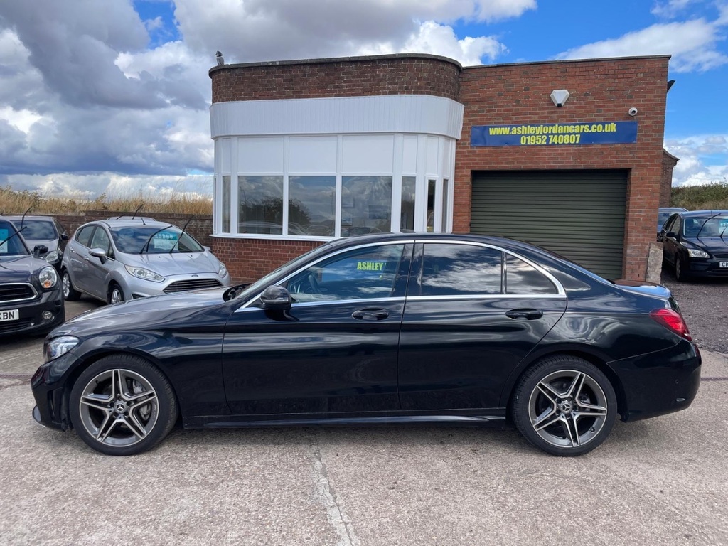 Mercedes-Benz C Class C220d Amg Line Premium 9G-tronic DC19UJK Black #2
