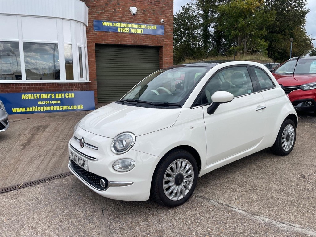 Fiat 500 1.2 Lounge New Shape,glass Roof White