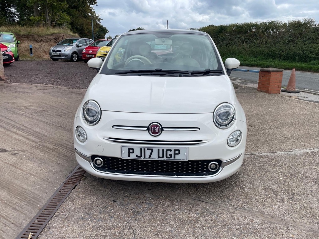 Fiat 500 1.2 Lounge Lowest Tax Group, Low Insurance Gro PJ17UGP White #4