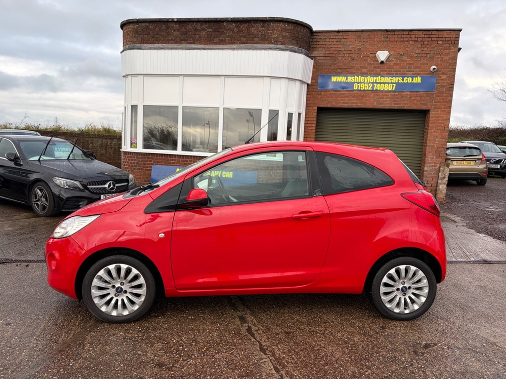 Ford KA 1.2 Zetec Low Mileage, 35 Tax BX13XOJ Red #2