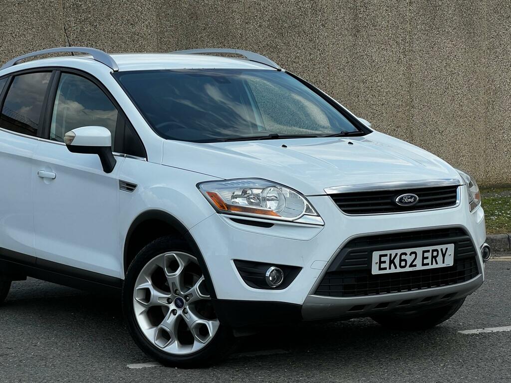 Ford Kuga 2.0 Tdci Titanium Awd Euro 5 EK62ERY White #4