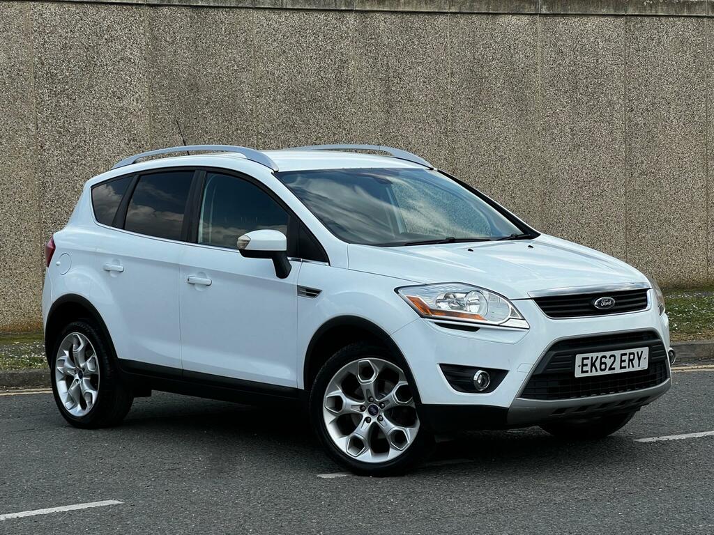 Ford Kuga 2.0 Tdci Titanium Awd Euro 5 EK62ERY White #2