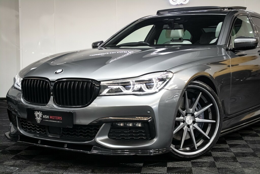 BMW 7 Series 3.0 740Ld Xdrive M Sport Saloon Grey #2