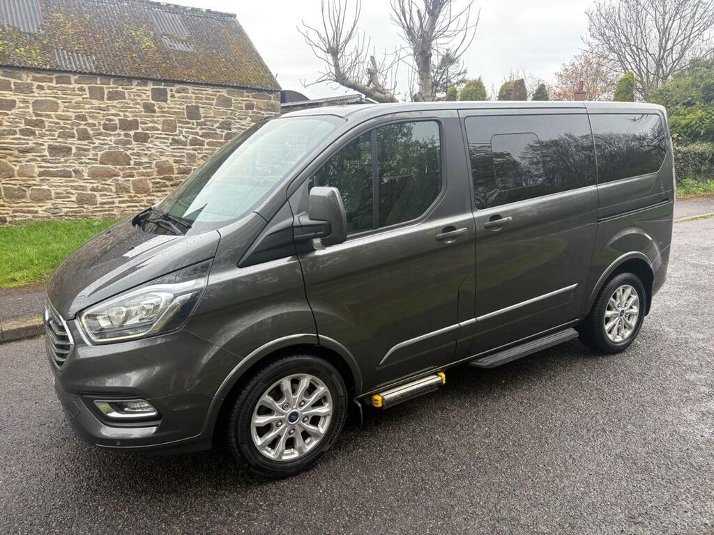 Ford Tourneo Custom Minibus 2.0 310 Ecoblue Titanium L1 Euro 6 S WJ68ZPC Grey #2