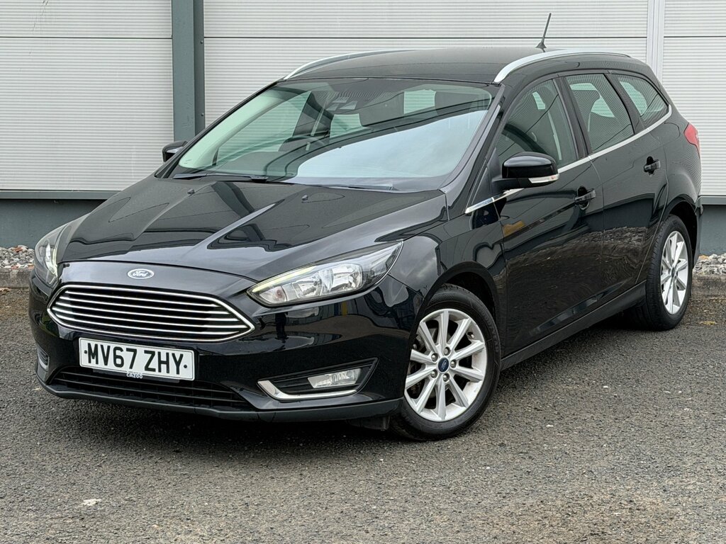 Ford Focus 1.5 Tdci Titanium Estate Euro 6 MV67ZHY Black #2