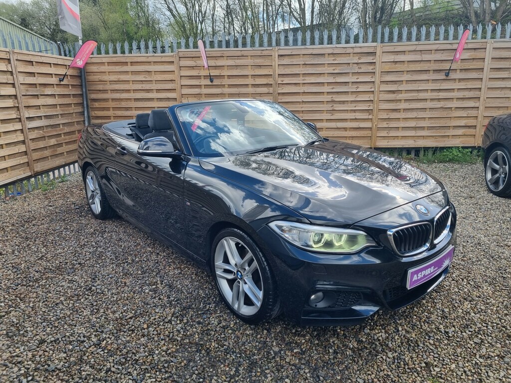 BMW 2 Series Convertible 2.0 218D M Sport Convertible 2016 Black