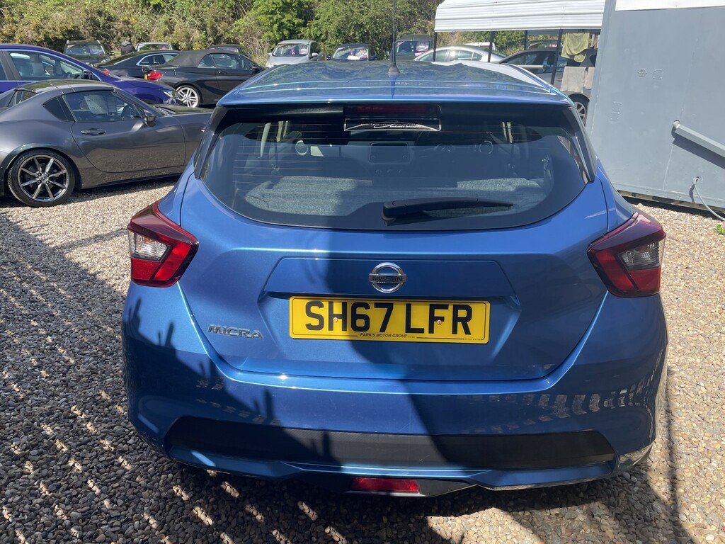Nissan Micra Hatchback 1.0 Acenta 2017 SH67LFR Blue #6