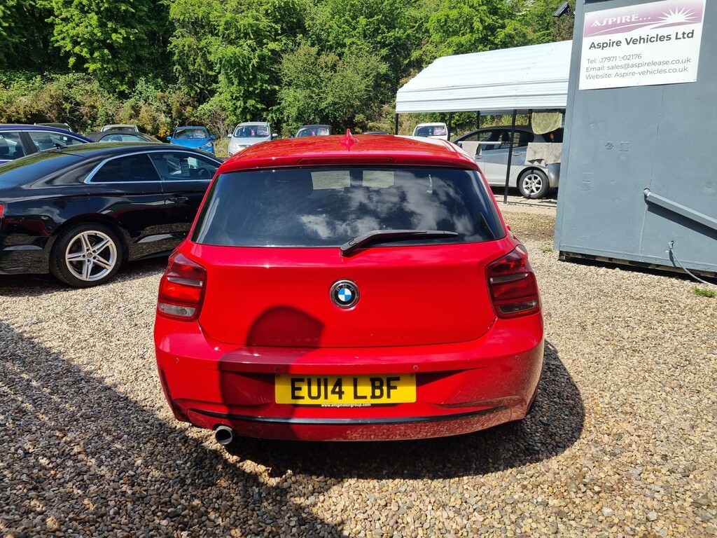 BMW 1 Series Hatchback 1.6 114I Sport 5-Door 2014 EU14LBF Red #5