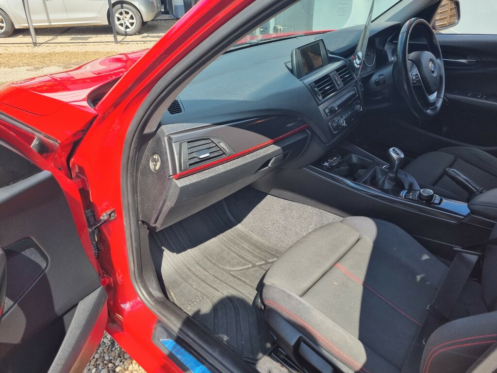 BMW 1 Series Hatchback 1.6 114I Sport 5-Door 2014 EU14LBF Red #6